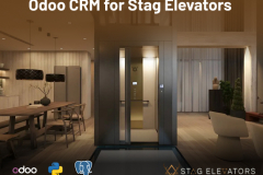 Odoo CRM developed for Stag Elevators
